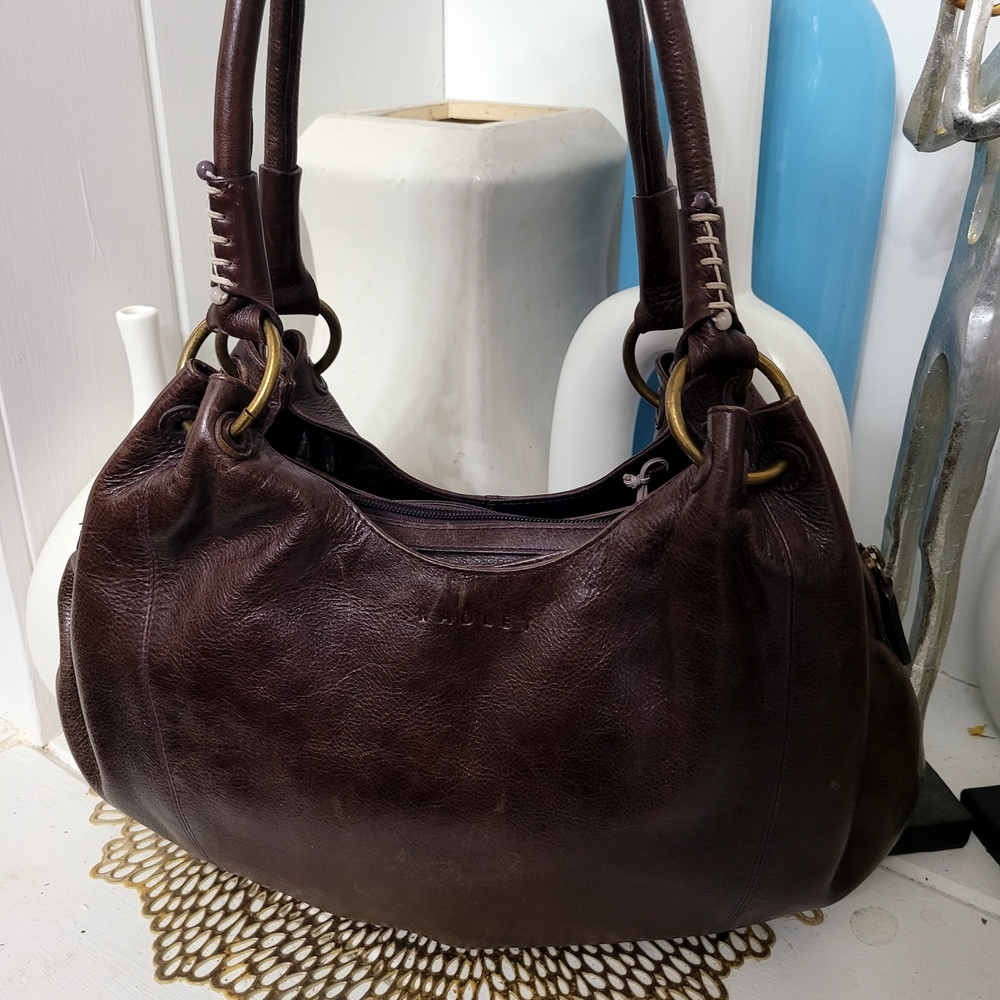 RADLEY LONDON Dark Brown Leather Shoulder Bag - Picture 4 of 13